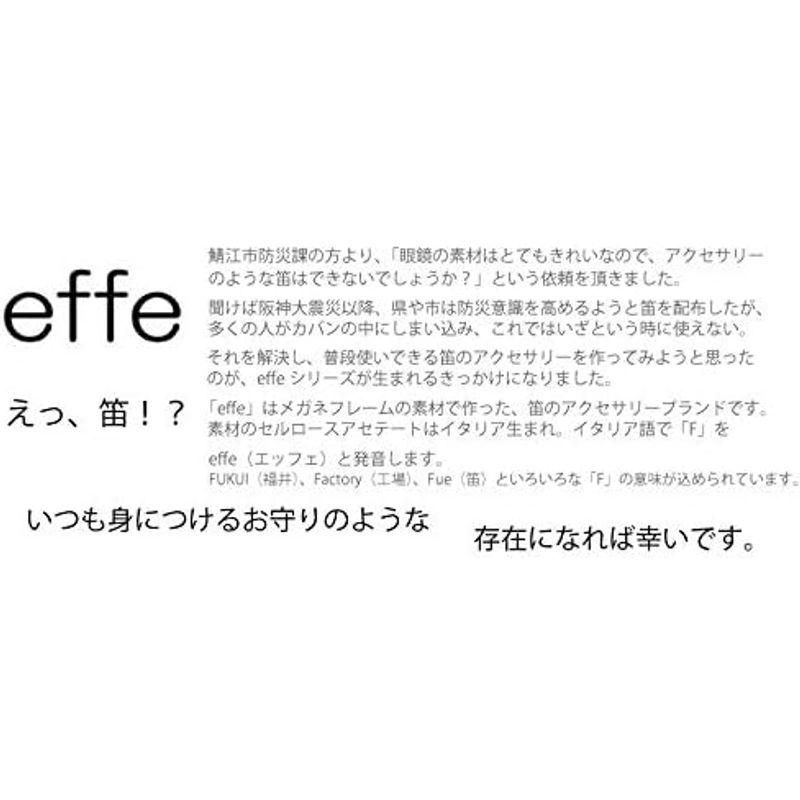 effe bottom colum 笛 ネックレス アクセサリー ホイッスル チェーン付 | 円柱型 メガネフレーム 素材 ペンダント 防災｜one-stop｜06