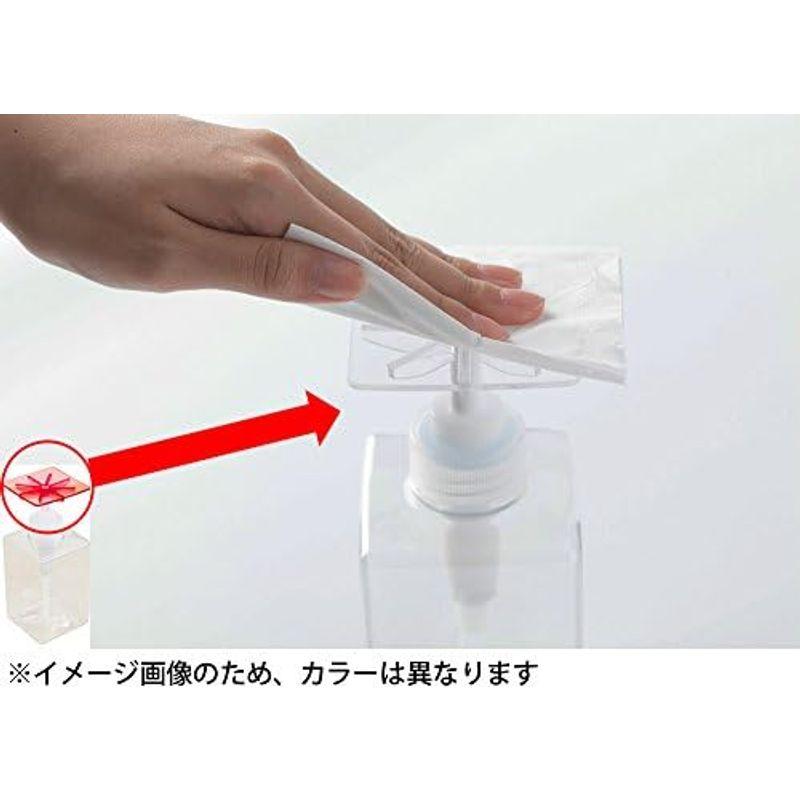 プロトワーク かたポン 洗剤 ボトル ディスペンサー プラスチック製 日本製 400ml クリア スクエア｜one-stop｜17