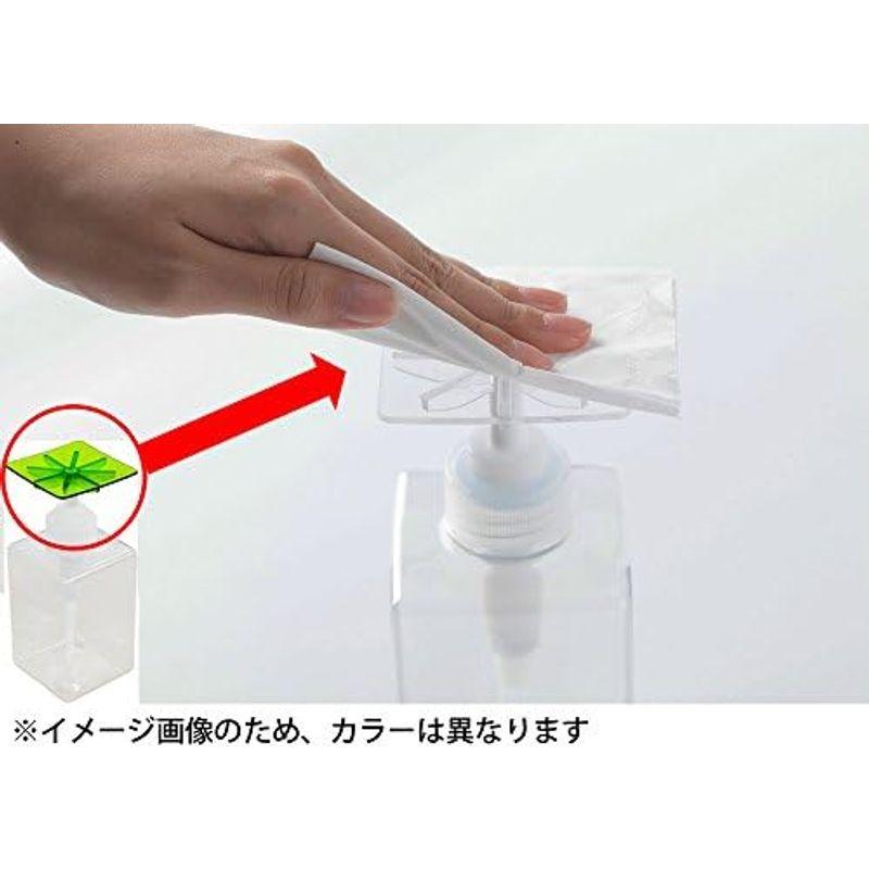 プロトワーク かたポン 洗剤 ボトル ディスペンサー プラスチック製 日本製 400ml クリア スクエア｜one-stop｜10