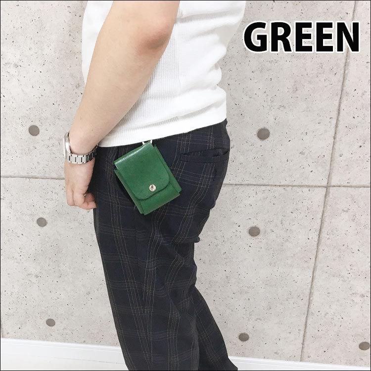 ポーチ 小物入れ メンズ 本革 牛革 ブランド カラビナ ミニポーチ おしゃれ マルチポーチ ベルト バッグ 小さめ 財布 代わり 無地 日本製 レザー アウトドア 黒 Mens Case 028 One Style Of Self 通販 Yahoo ショッピング