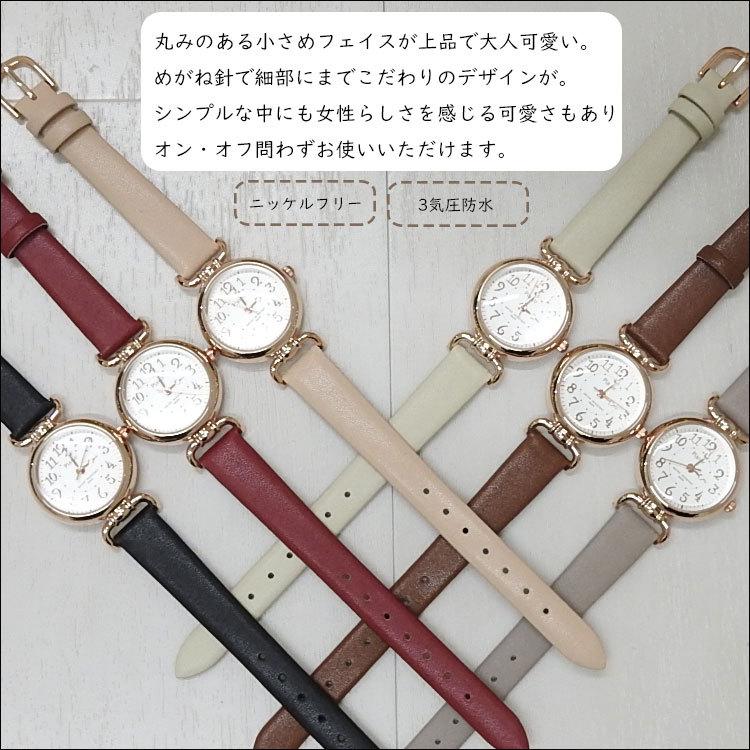 腕時計 レディース 満点の 革ベルト 3気圧 防水 ブランド 時計 おしゃれ かわいい 金属アレルギー 文字盤 シンプル 見やすい ニッケルフリー ウォッチ 女性 アナログ