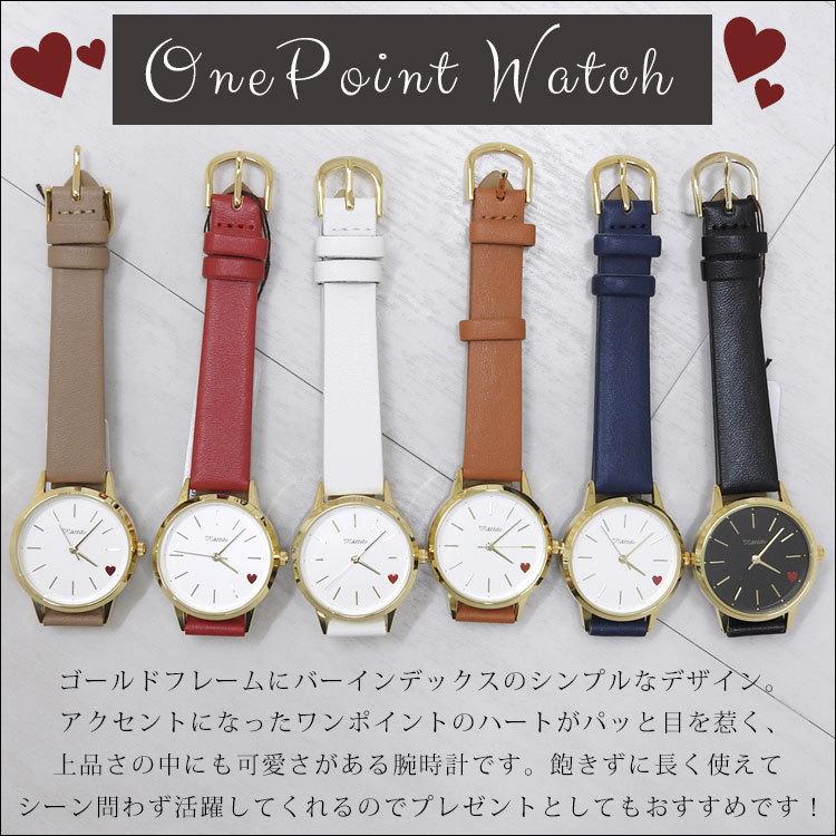 腕時計 レディース シンプル 革 ベルト おしゃれ 可愛い ハート アナログ バーインデックス 女性 時計 ウォッチ レザー 女子 日本製 クォーツ 安い ゴールド 黒 Watch 0 One Style Of Self 通販 Yahoo ショッピング