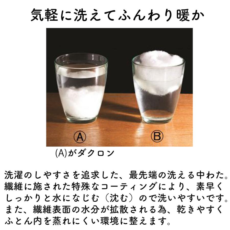 消臭 掛布団 シングルサイズ 洗える 掛け布団 消臭ソムリエ ダクロン 衛生 きれい アレルゲン ウォッシャブル シングル シングルロング 睡眠 寝具指導士 日本製 |  | 08