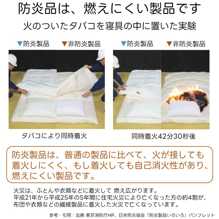 防炎 敷布団 セミシングルサイズ 防災布団 日本製 燃えない 敷き布団 敷きふとん セミシングル 防災 災害対策 寝具 安心 防炎加工 防災士推奨 90×190cm |  | 06
