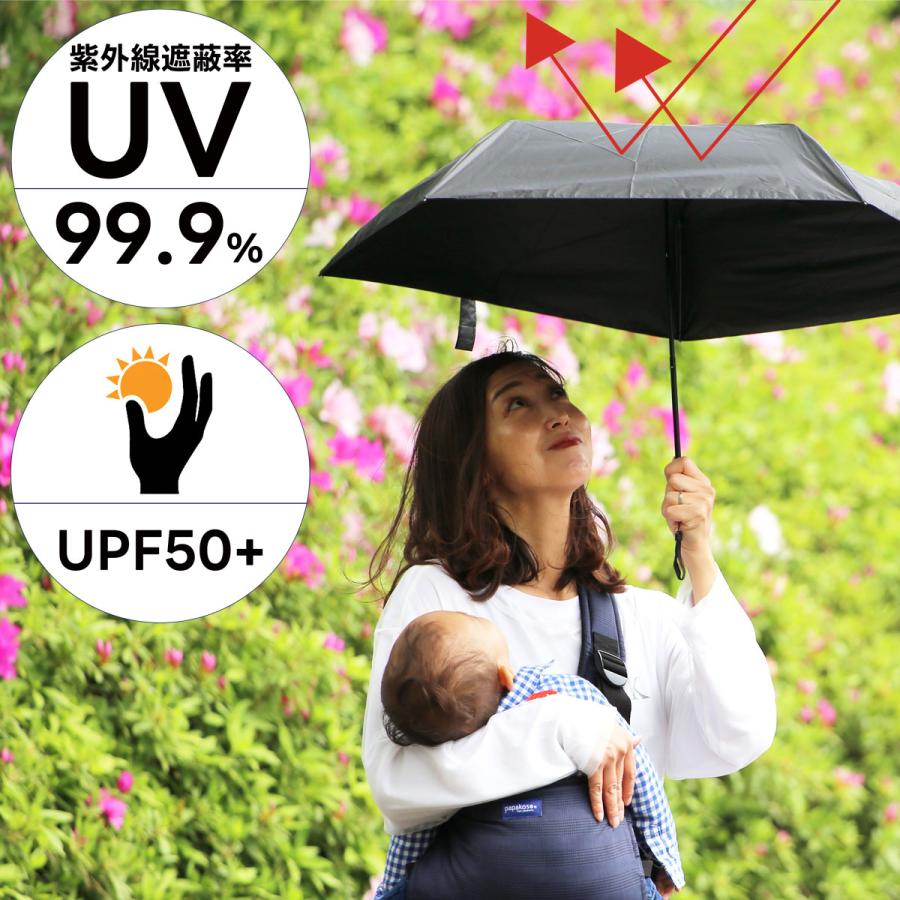 超軽量 コンパクト 50cm 110g 晴雨兼用 カーボン 雨傘 日傘 折り畳み 折り畳み傘 遮光100％ 紫外線遮蔽率99.9％ 遮熱30％カット UVカット 耐風 メンズ |  | 06
