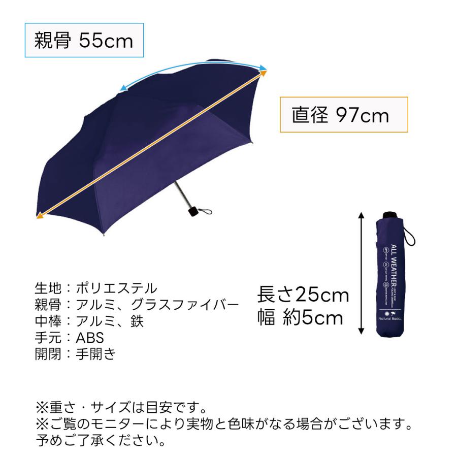 軽量 コンパクト 55cm 220g 晴雨兼用 グラスファイバー 雨傘 日傘 折り畳み 折り畳み傘 遮光100％ 紫外線遮蔽率99.9％ 遮熱30％カット UVカット 耐風 メンズ |  | 14