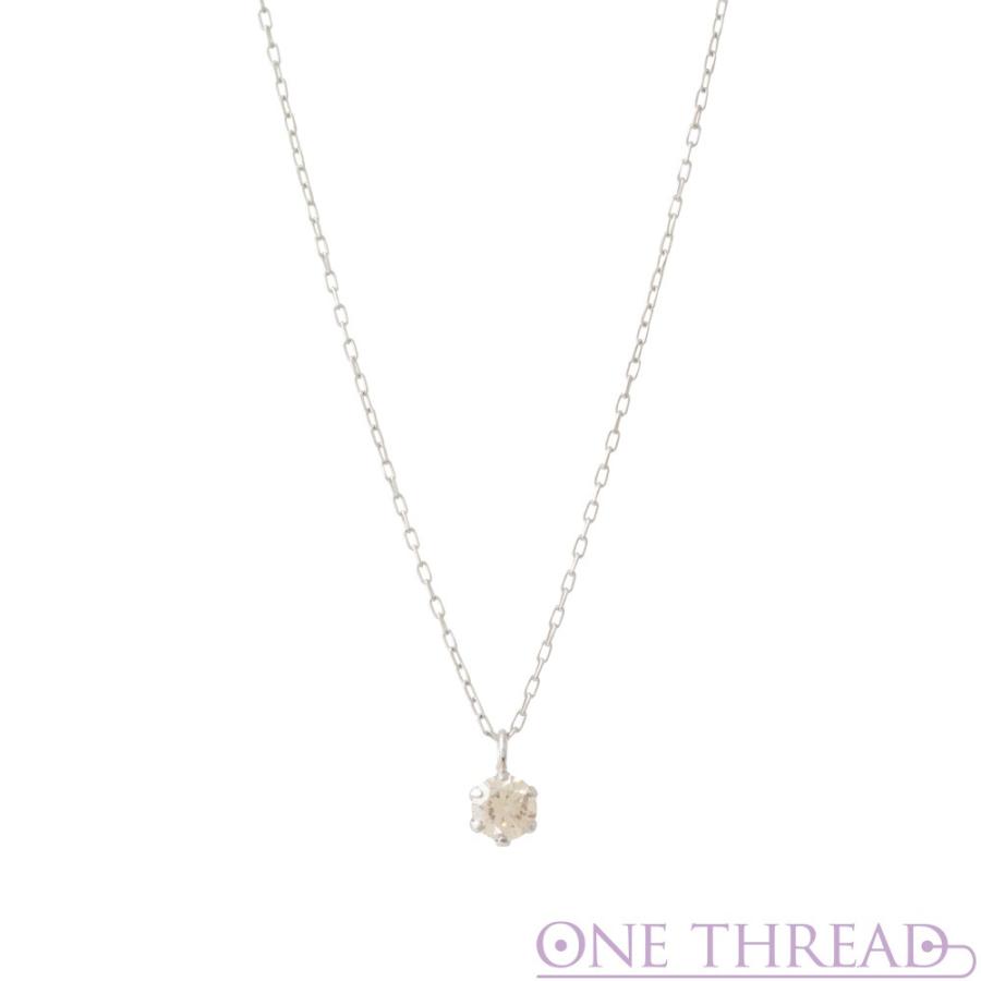 ダイヤモンド ネックレス 一粒 0.1ct プラチナチェーン 鑑別書 プラチナ Pt ダイヤネックレス ペンダント TTLB シャンパンカラー |  | 06