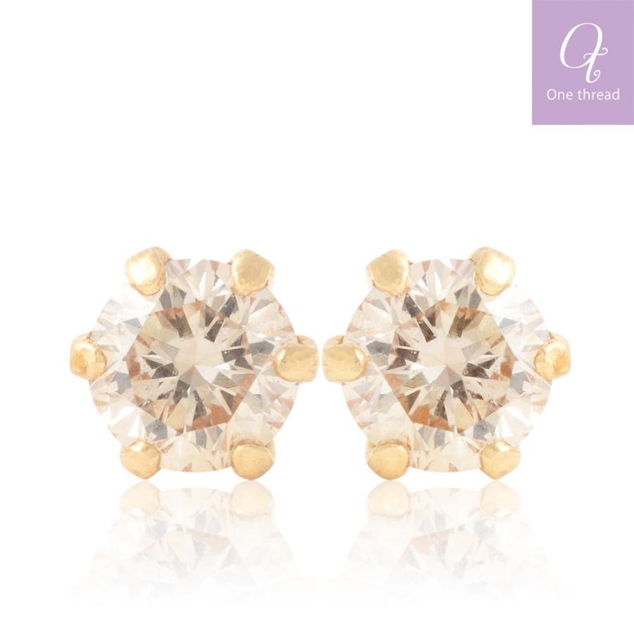 ダイヤモンド ピアス ダイヤ ピアス 計0.2ct 18金 K18 イエローゴールド 日本製 人気 ダイヤピアス 18金ピアス | 