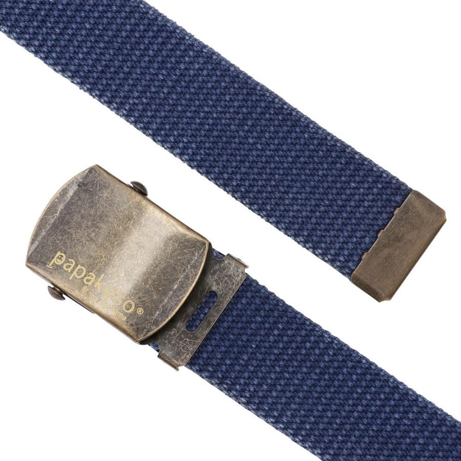 ベルト メンズ 130cm ロング 日本製 綿 コットン ストーンウォッシュ カジュアル ガチャベルト GIベルト メンズベルト 穴無し 穴無しベルト ビジネス ベルト |  | 02