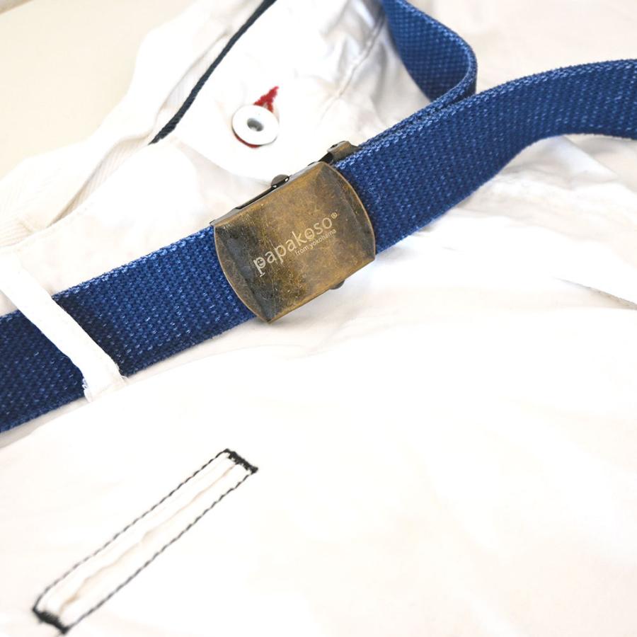 ベルト メンズ 130cm ロング 日本製 綿 コットン ストーンウォッシュ カジュアル ガチャベルト GIベルト メンズベルト 穴無し 穴無しベルト ビジネス ベルト |  | 03