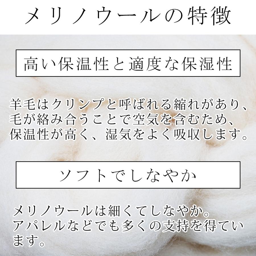 シングルサイズ メリノウール 肌ふとん 掛布団 肌掛け ウール 羊毛 ウールマーク 羊毛 綿 掛けふとん 綿布団 綿100 日本製 フィット ロング 150×210cm 日本製 |  | 04