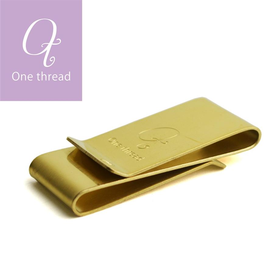 両面 マネークリップ カードクリップ ダブルクリップ One thread