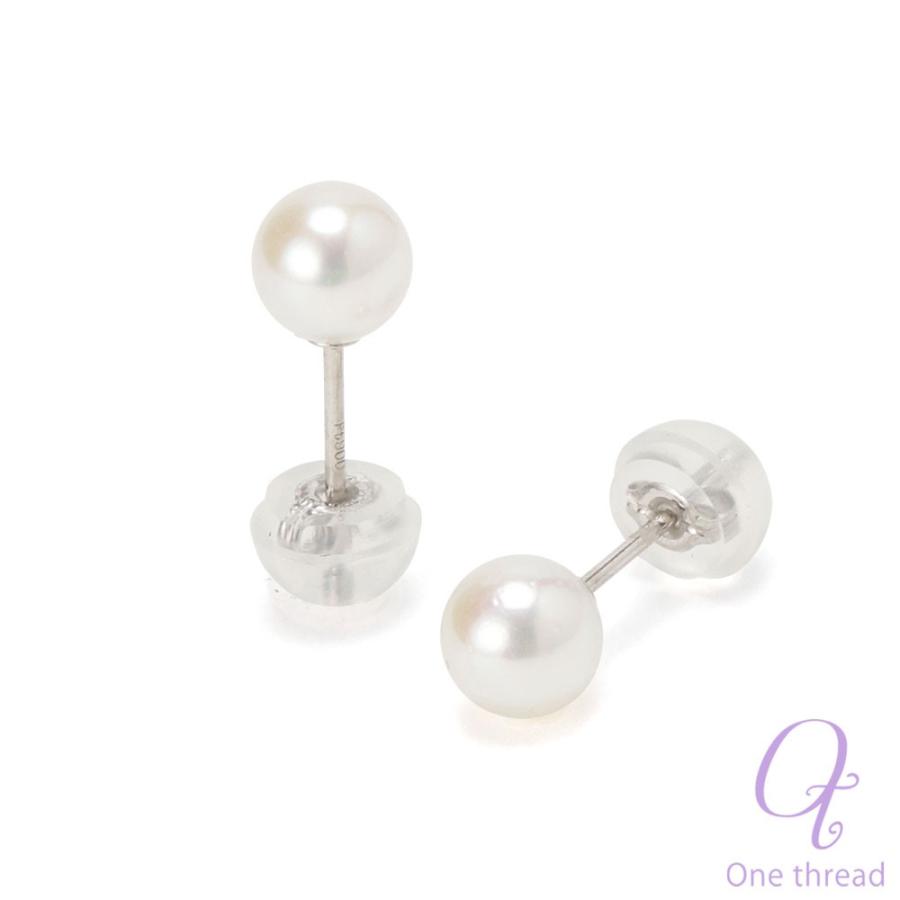 パール ピアス 真珠 プラチナ 5.0mm-5.5mm珠 あこや真珠 Pearl ピアス Pt 和珠 5ミリ-5.5ミリ スタッドピアス あこやピアス 日本製 |  | 03