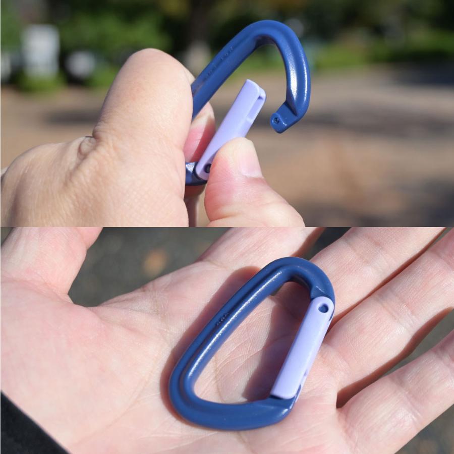 カラビナ 日本製 YKK製 樹脂カラビナ D型 55ミリ 厚さ7ミリ YKK ＹＫＫ 樹脂 錆びない 耐荷重10kg papakoso パパコソ |  | 11