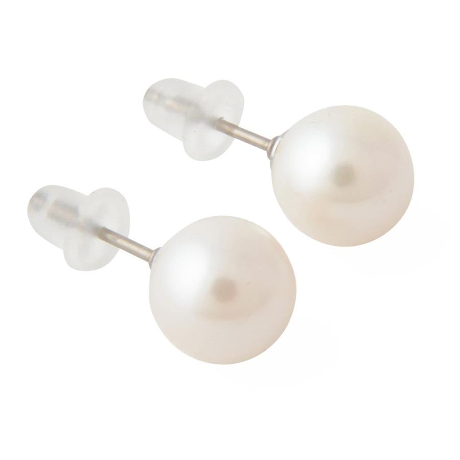 パール ピアス 真珠 チタンポスト ピアス 宇和島製 日本製 あこや真珠 8.0-8.5mm珠 大珠 和珠 One thread ネコポス対応可 ワンスレッド ブランド 冠婚葬祭 |  | 07