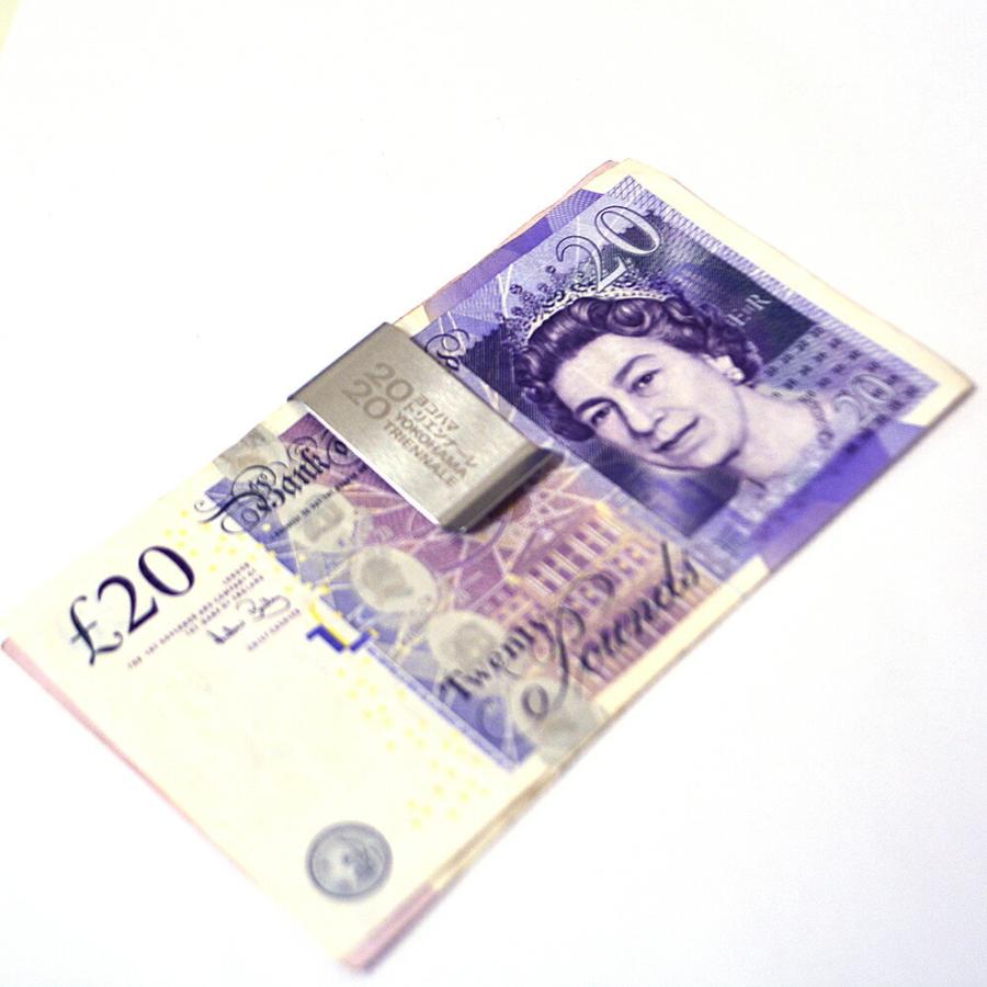 マネークリップ 日本製 One thread ワイド マネークリップ 財布 札ばさみ ステンレス 横浜 トリエンナーレ 土産 YOKOHAMA みなとみらい 人気 |  | 05