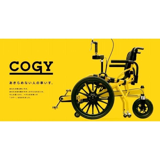 足こぎ車イス COGY(コギー) 旧プロファンド COGY(コギー) / プロファンド Mサイズ あしこぎ車いす : 介護