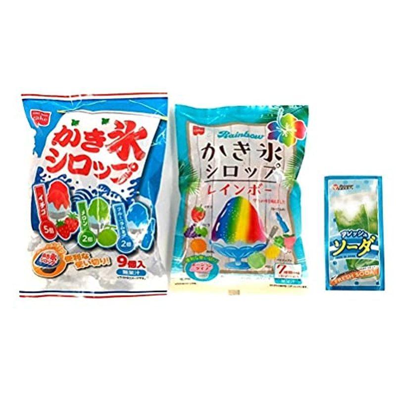 お1人様1点限り アソート 共立食品 かき氷シロップ ポーションタイプ 9個入 Amp レインボー 7種の味 各1個入 Cisama Sc Gov Br