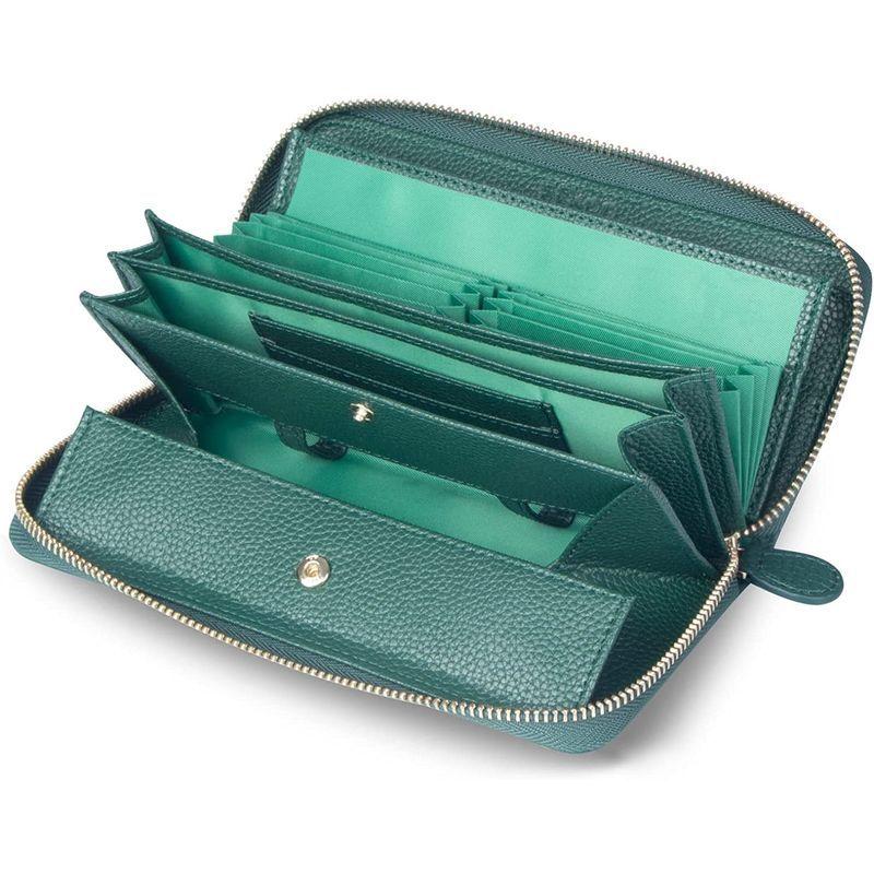 財布 レディース 長財布 本革 人気 ランキング Efkon エフコン 緑の財布 カード入れ 小銭入れ お財布 使いやすい 女性の財布 誕 One11shop 通販 Yahoo ショッピング