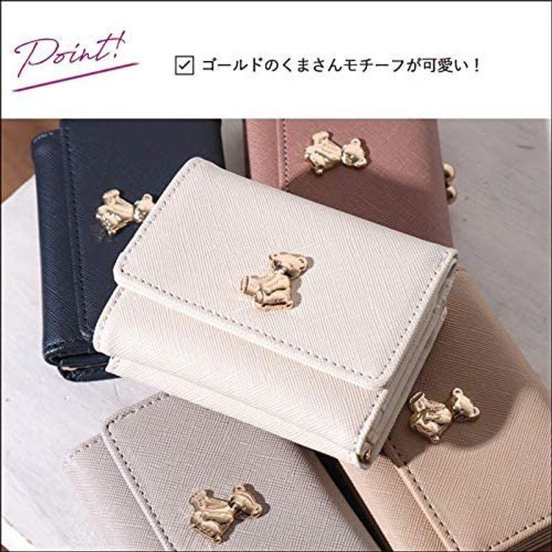 財布 レディース 三つ折り がま口 可愛い ミニ 高校生 三つ折り財布 ミニウォレット 小さい ミニ財布 小さい財布 折りたたみ財布 くま One11shop 通販 Yahoo ショッピング
