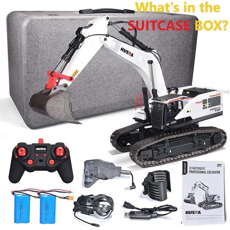 お値下げ 億騰 最新型 ショベルカー ラジコン RC 合金強化版 掘削機 2.4GHz無線 22CHパワーショベル 無限旋回 底盤合金強化 LEDライ 【7397354630】(26570円)