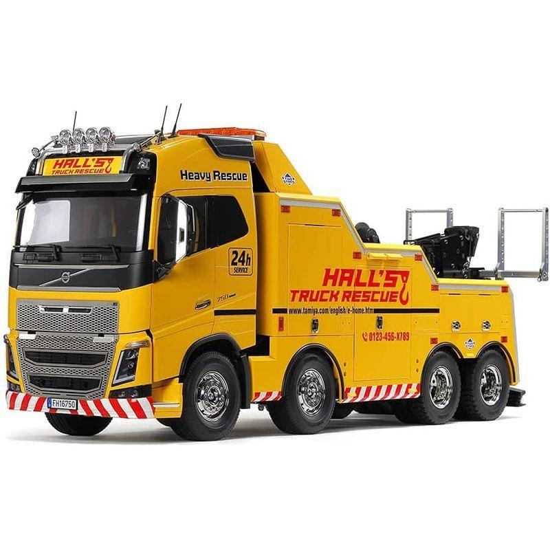 【最終】 タミヤ 1/14 電動RCビッグトラックシリーズ No.62 1/14 ボルボ FH16 グローブトロッター 750 8x4 レッカートラッ 【RIZ2454684230】(88168円)
