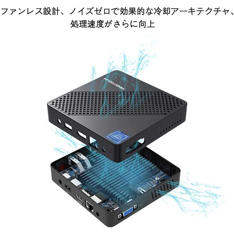 MINISFORUM N40ミニPC インテルCeleron N4020 最大2.8GHz DDR4 4GB 64GB ファンレス パソコン N40ミニPC インテルCeleron N4020 最大2 8GHz DDR4 4GB 64GB ファンレス パソコン