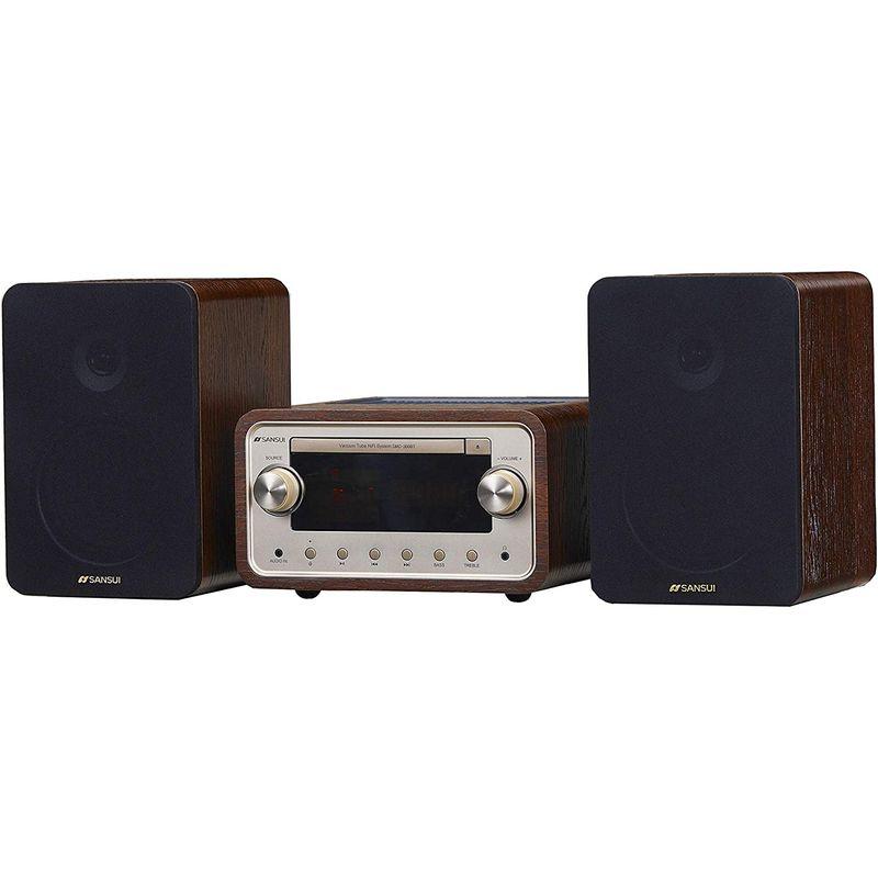 最新 SANSUI 真空管ハイブリッドアンプ搭載CDステレオシステム SMC-300BT ブラウン 【EIM9500137740】(34123円)
