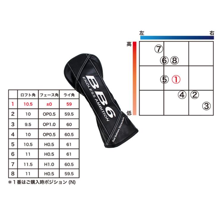 Progress プログレス BB6 ドライバー + Tour AD HD【カスタムオーダー】 |  | 03
