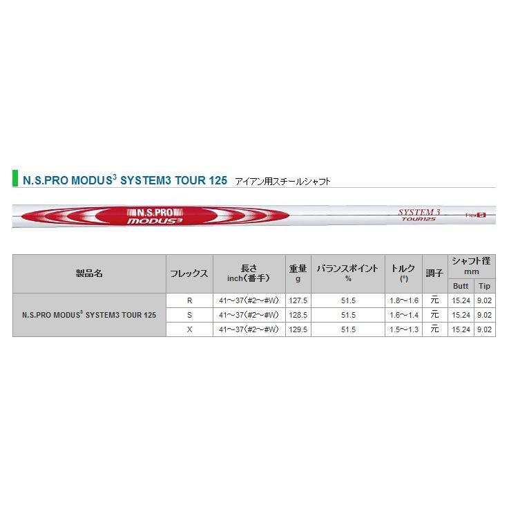 プロトコンセプト C01.5TH Hybrid Iron+NSPRO MODUS3 125 |  | 04