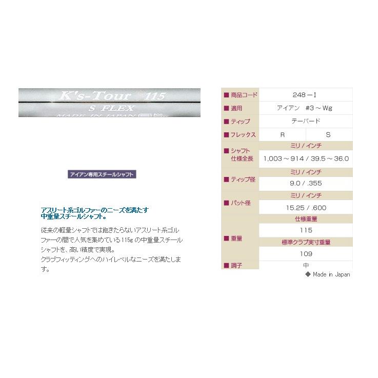 プロトコンセプト C07PC アイアン + K's Tour 115の画像