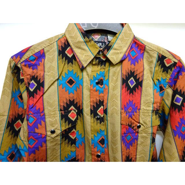 ROPER メンズ ヴィンテージ ヴァーティカル デザイン ウエスタンシャツ