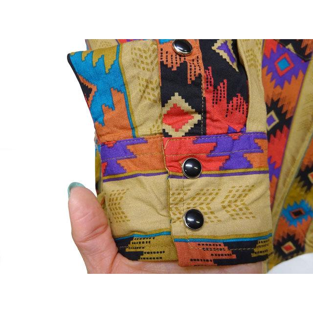 ROPER メンズ ヴィンテージ ヴァーティカル デザイン ウエスタンシャツ