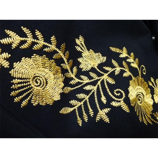 Rockmount(ロックマウント) メンズ フローラル刺繍 ギャバジン