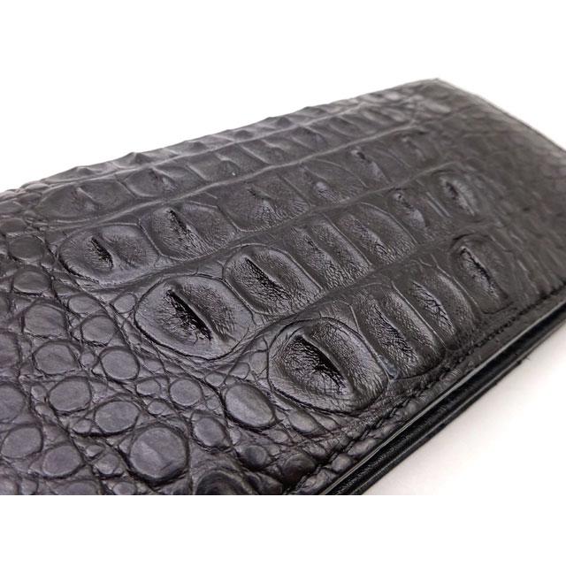 SILVANO BIAGINI ワニ革 イタリア製 クロコダイル 背ワニ 鰐革 ロング  