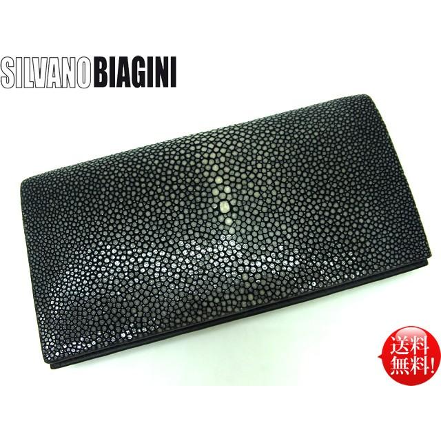 SILVANO BIAGINI エイ革 イタリア製 スティングレイ ポリッシュ加工