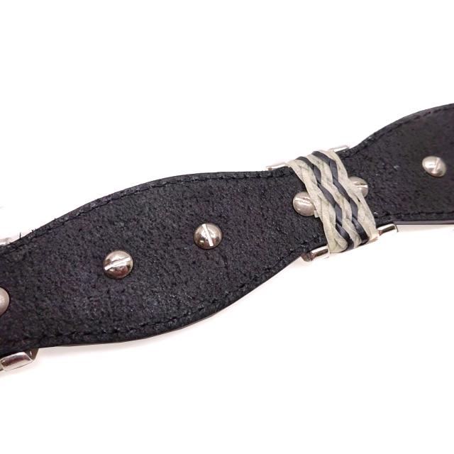 コンチョベルト　シルバーバックル　本革　日本セット　TONY LAMA Tony lama ウエスタンベルト シルバー コンチョ ローハイド 切替