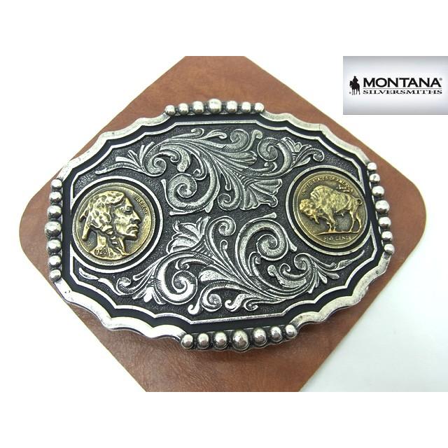 ネコポス対応 MONTANA インディアン 唐草 エングレーブ 5セント