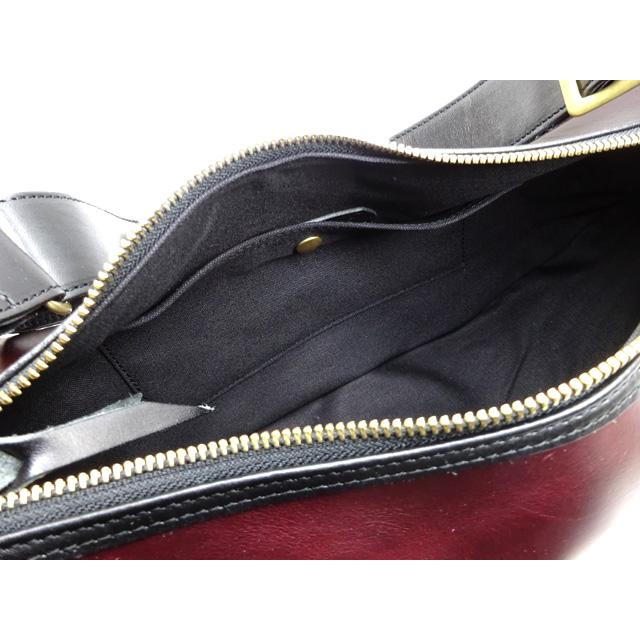 ■Inception■ 日本製 インセプション  クロムエクセルレザー バナナバッグ  ブラック バーガンデイ  黒 茶 エイジング CHROMEXCEL LEATHERの画像