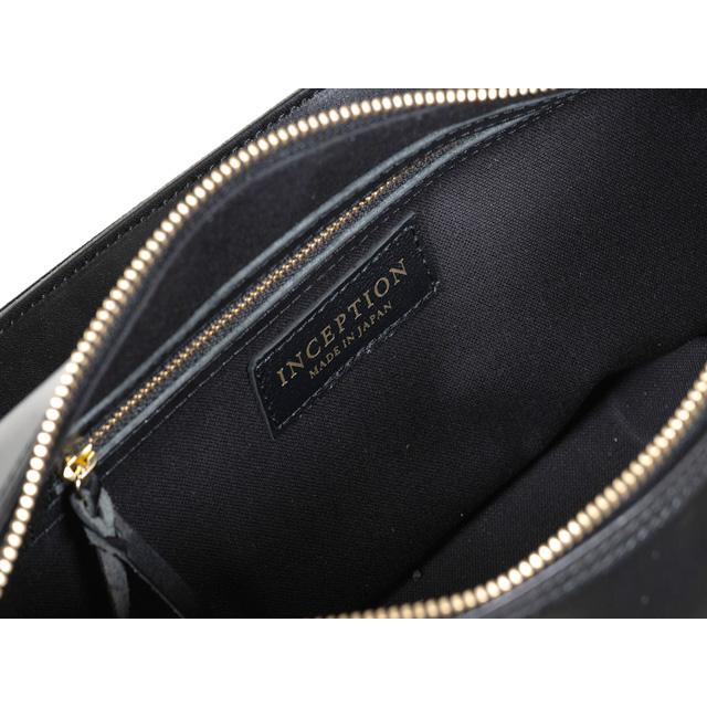 ■Inception■ 日本製 インセプション  クロムエクセルレザー バナナバッグ  ブラック バーガンデイ  黒 茶 エイジング CHROMEXCEL LEATHERの画像
