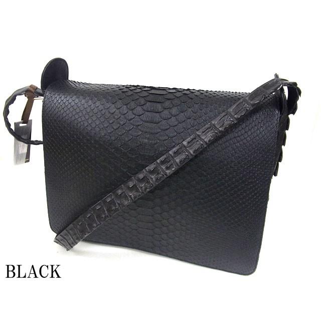 ☆SALE☆ イタリア パイソン×クロコダイル フラップショルダー