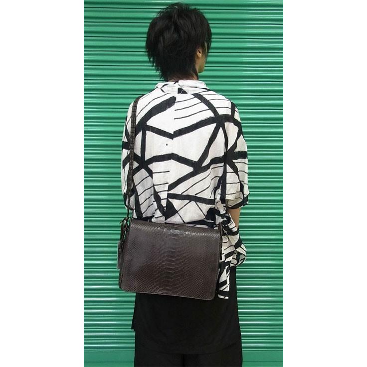 ☆SALE☆ イタリア パイソン×クロコダイル フラップショルダー