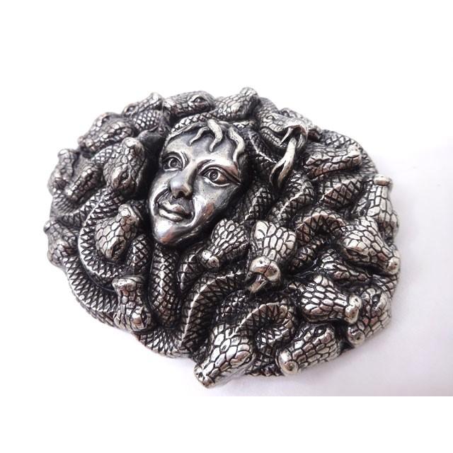 ネコポス対応 フランス製 メドューサ 40mm幅対応 シルバー メンズ レディース ゴルゴーン ヘビ ギリシア 神話 ユニーク デザイン オーシャン Gx9307 One And Half 通販 Yahoo ショッピング