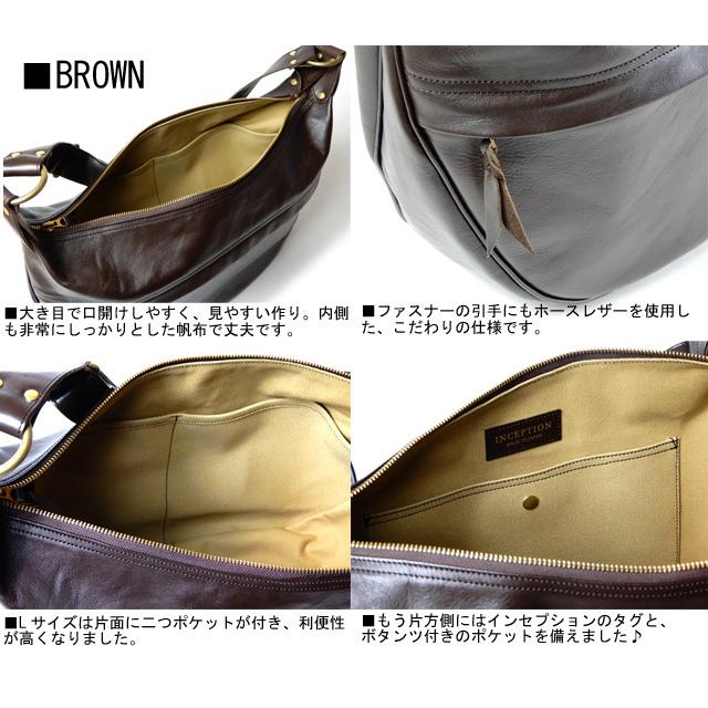 良品incarnationインカネーション定番ホースレザーバナナバッグ黒 良品incarnationインカネーション定番ホースレザーバナナバッグ