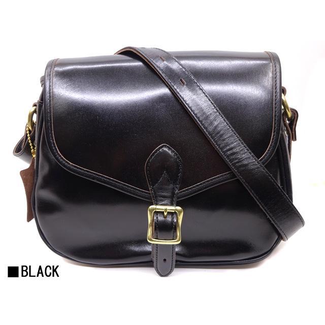 Inception 日本製 ホースハイド メールバッグ 【ブラック】 【ブラウン