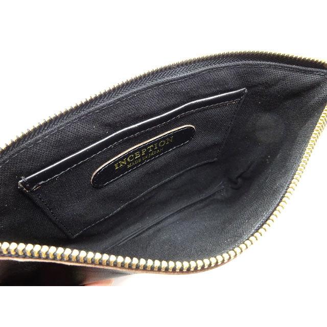 インセプション　ポーチ　ブラック ホースハイド　日本製 楽天市場】□Inception□ 日本製 インセプション Mサイズ ホースハイド