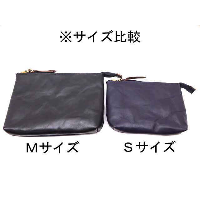 □Inception□ 日本製 インセプション ホースハイド ポーチ 8号帆布 M
