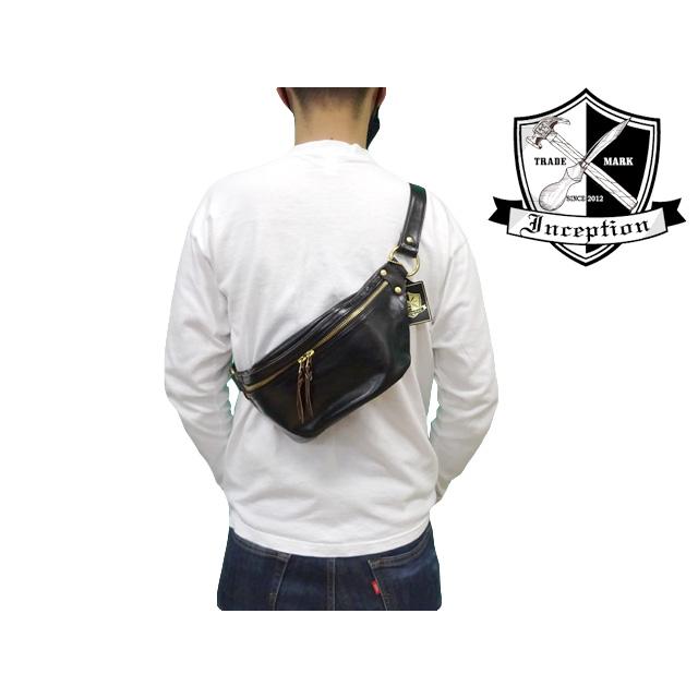 □Inception□ HORSE HIDE FANNY PACK インセプション ホースハイド