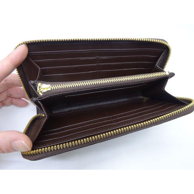 Inception 日本製 ホースハイド ラウンド ジップ ロング ウォレット