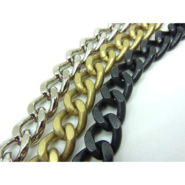 真鍮ウォレットチェーン ゴールド シルバー　2本セット 真鍮ウォレットチェーン ゴールド シルバー 2本セット